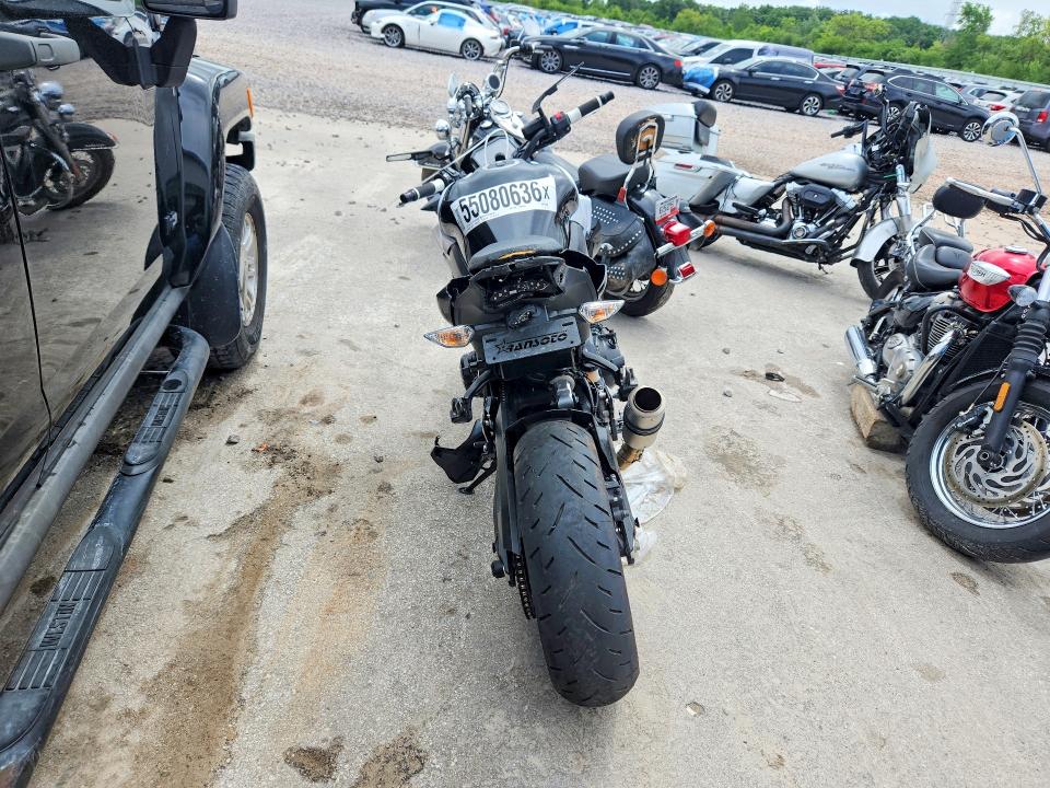 2022 Kawasaki Zr VIN JKAZR2F18NA035518 COPART salvage auction — FRONT END, Wi - Cert Of Title-Salvage Vehicle, sold $2,200 on 2026-07-20 (photo 4)