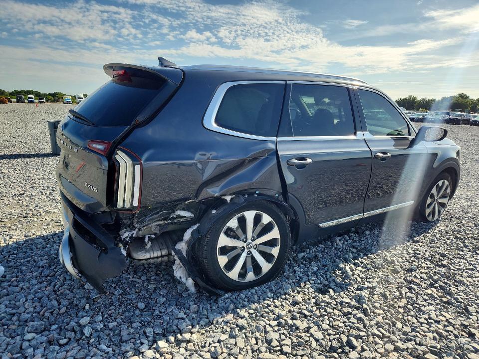 2020 Kia Telluride VIN 5XYP3DHC9LG075483 COPART salvage auction — REAR END, Fl - Certificate Of Destruction, sold $5,800 on 2026-07-02 (photo 3)
