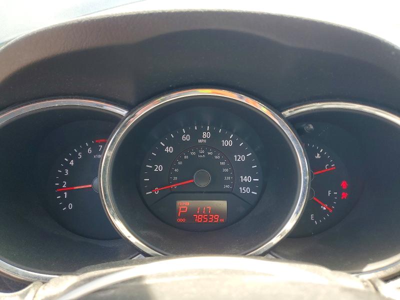 2012 Kia Sorento VIN 5XYKTDA23CG296816 COPART salvage auction — WATER/FLOOD, Ma - Cert Of Title-Reconstrctd Fld, sold $1,700 on 2026-07-06 (photo 9)