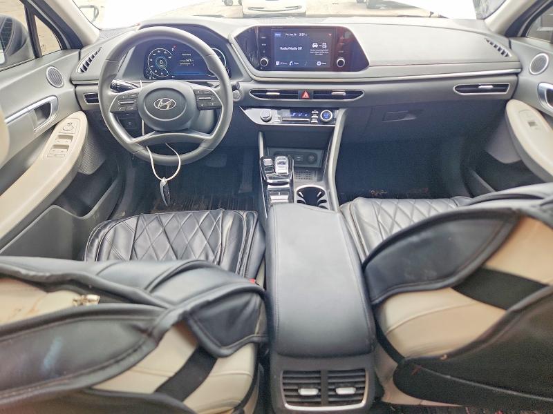 2022 Hyundai Sonata VIN KMHL14JA4NA226371 COPART salvage auction — FRONT END, Pa - Certificate Of Salvage, sold $7,600 on 2026-07-16 (photo 8)