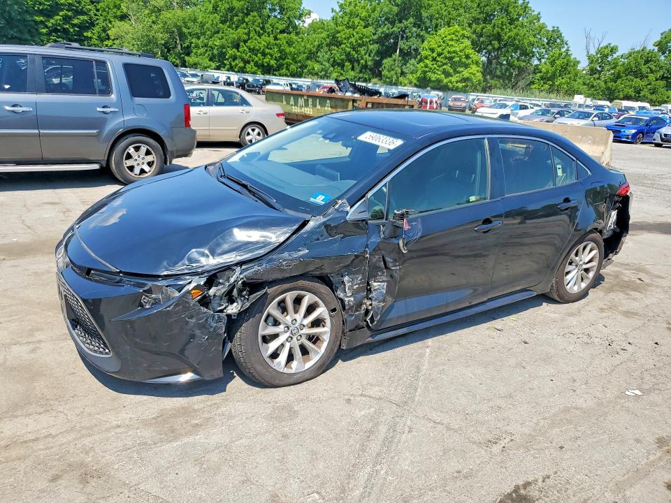 2020 Toyota Corolla VIN JTDFPRAE6LJ002886 COPART salvage auction — FRONT END, Ny - Mv-907A Salvage Certificate, sold $5,700 on 2026-07-09 (photo 1)