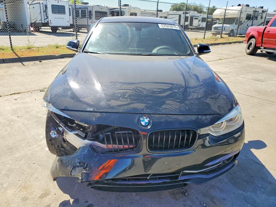 2018 BMW 3er VIN WBA8B9C57JEE81586 COPART salvage auction — FRONT END, CA - SALVAGE CERTIFICATE, sold $4,600 on 2026-07-20 (photo 5)