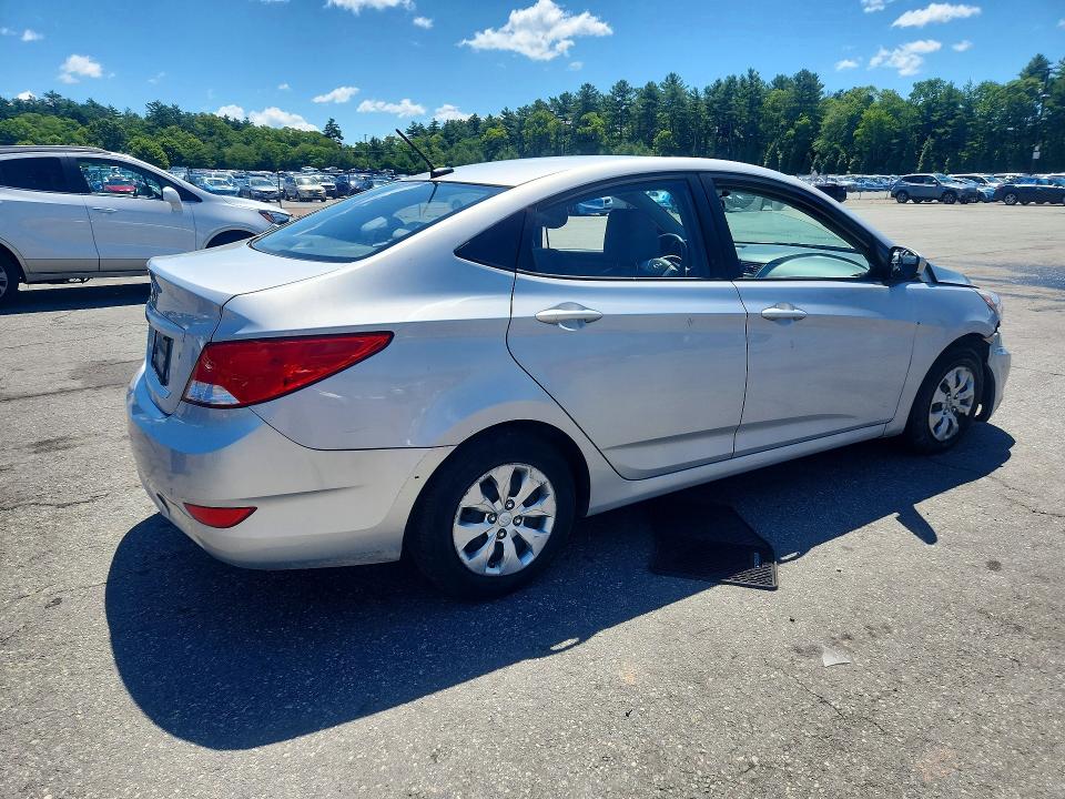 2016 Hyundai Accent VIN KMHCT4AEXGU089273 COPART salvage auction — FRONT END, Sc - Cert Of Title-Salvage, sold $475 on 2026-07-21 (photo 3)
