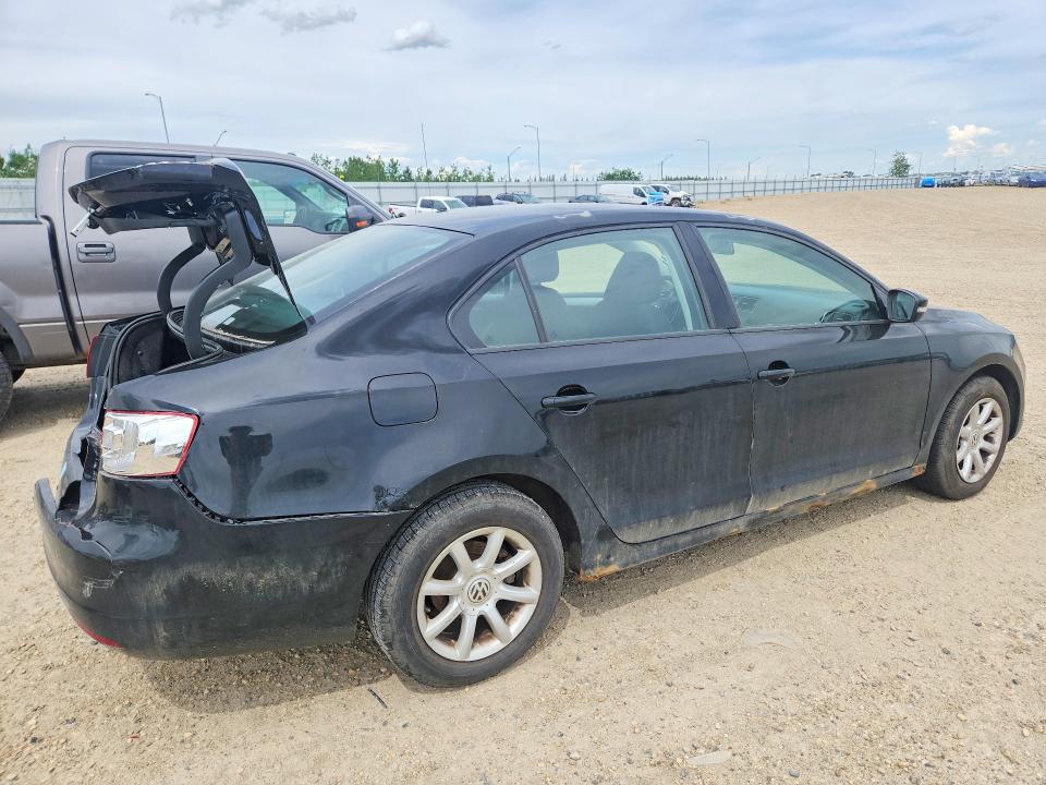 2014 Volkswagen Jetta VIN 3VWDK7AJ3EM393134 COPART salvage auction — REAR END, Ab - Bos - Salvage, sold $125 on 2026-07-23 (photo 3)