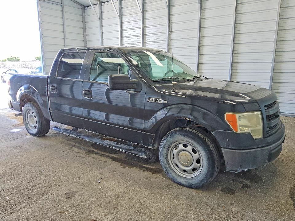 2014 Ford F-150 VIN 1FTEW1CM7EFB62768 COPART salvage auction — REAR END, Fl - Certificate Of Title, sold $525 on 2026-07-09 (photo 4)