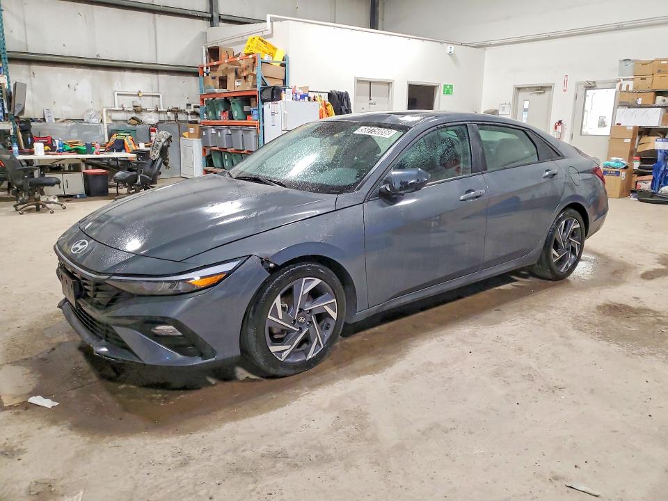 2025 Hyundai Elantra VIN KMHLM4DG7SU915483 COPART salvage auction — FRONT END, On - Permit No Brand - Unfit (P), sold $10,600 on 2026-07-29 (photo 1)