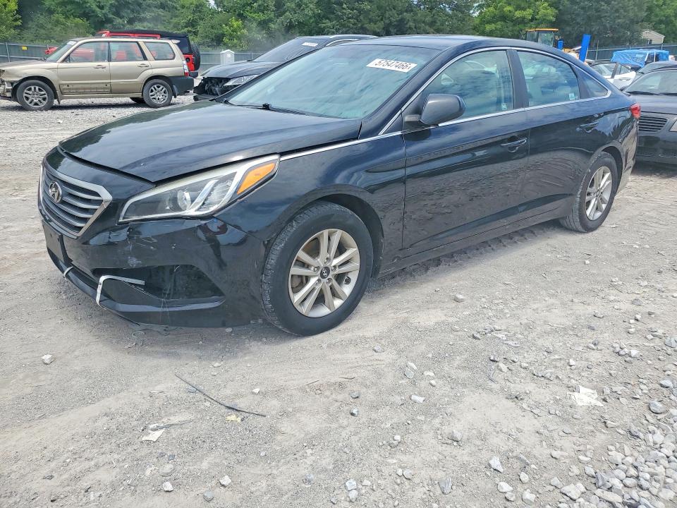 2017 Hyundai Sonata VIN 5NPE24AA4HH466995 COPART salvage auction — FRONT END, Tn - Certificate Of Title (P), sold $550 on 2026-07-02 (photo 1)