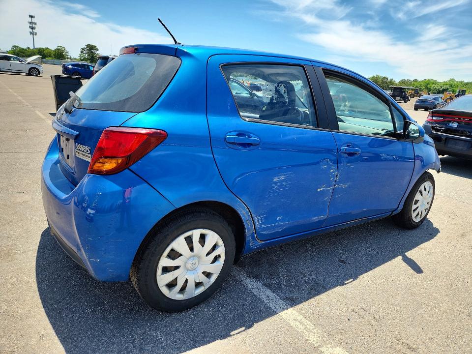 2015 Toyota Yaris VIN VNKKTUD35FA033713 COPART salvage auction — FRONT END, Ny - Certificate Of Title, sold $2,000 on 2026-07-22 (photo 3)