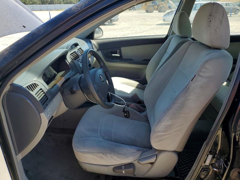 2006 Kia Spectra VIN KNAFE122065247057 COPART salvage auction — MECHANICAL, CA - DIS/DLR/EXP ONLY CLEAN TITLE, sold $50 on 2026-07-24 (photo 7)