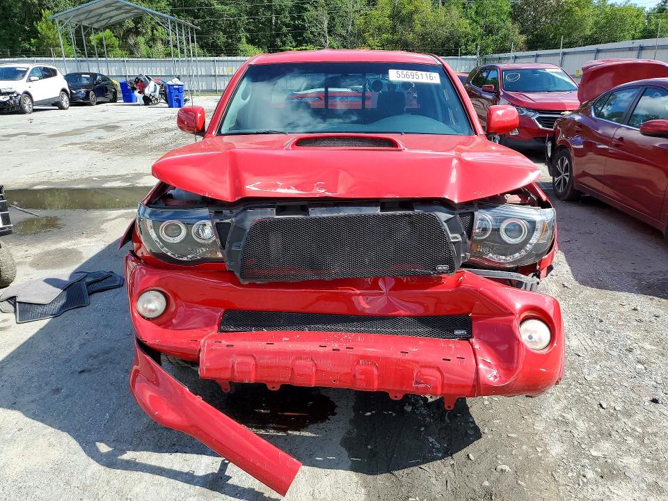 2007 Toyota Tacoma VIN 5TETU22N87Z460667 COPART salvage auction — FRONT END, Ga - Cert Of Title-Salvage, sold $4,000 on 2026-07-09 (photo 5)