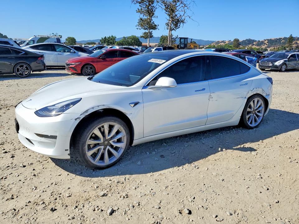 2020 Tesla Model 3 VIN 5YJ3E1EA6LF661575 COPART salvage auction — REAR END, Ca - Salvage Certificate, sold $2,600 on 2026-07-21 (photo 1)