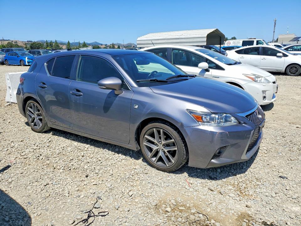 2015 Lexus Ct VIN JTHKD5BH2F2216151 COPART salvage auction — SIDE, Ca - Salvage Certificate, sold $3,450 on 2026-07-28 (photo 4)
