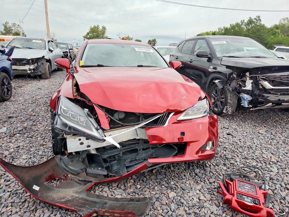 2009 Lexus Is VIN JTHBK262192093747 COPART salvage auction — FRONT END, Il - Salvage Certificate, sold $775 on 2026-07-27 (photo 5)