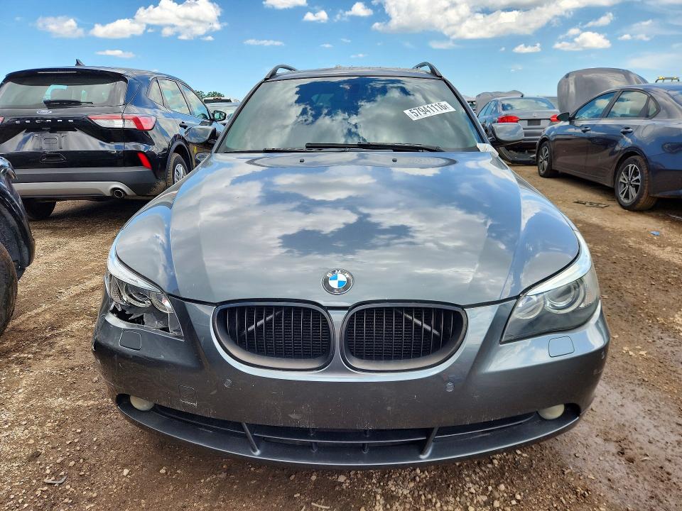 2006 BMW 5er VIN WBANN73556CN02983 COPART salvage auction — FRONT END, Il - Salvage Certificate, sold $675 on 2026-07-21 (photo 5)
