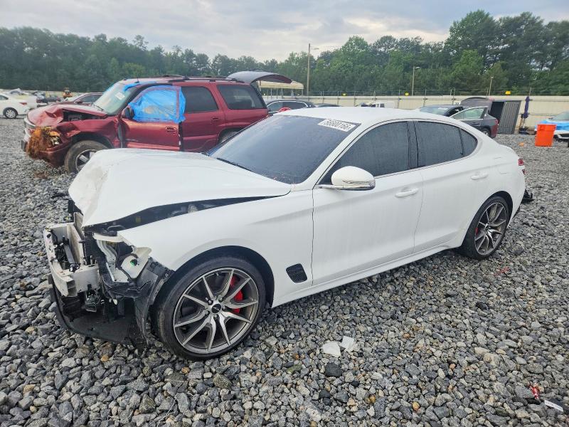 2025 Genesis G70 VIN KMTG34SC4SU156012 COPART salvage auction — FRONT END, Ga - Cert Of Title-Salvage, sold $9,100 on 2026-09-22 (photo 2)