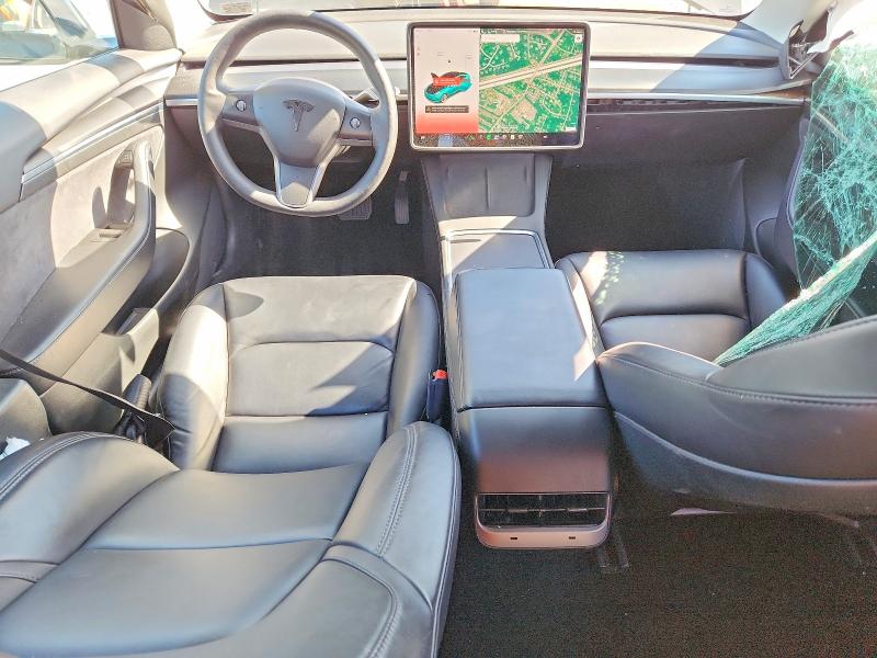 2022 Tesla Model 3 VIN 5YJ3E1EB6NF129352 COPART salvage auction — SIDE, Va - Cert Of Title - Salvage, sold $5,200 on 2026-07-29 (photo 8)