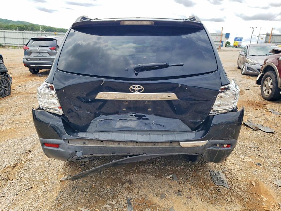 2013 Toyota Highlander VIN 5TDYK3EH5DS107111 COPART salvage auction — REAR END, Va - Cert Of Title - Salvage, sold $2,250 on 2026-07-24 (photo 6)