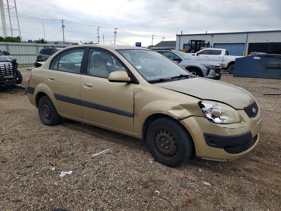 2009 Kia Rio VIN KNADE223396519198 COPART salvage auction — REAR END, Il - Salvage Certificate, sold $275 on 2026-07-17 (photo 4)