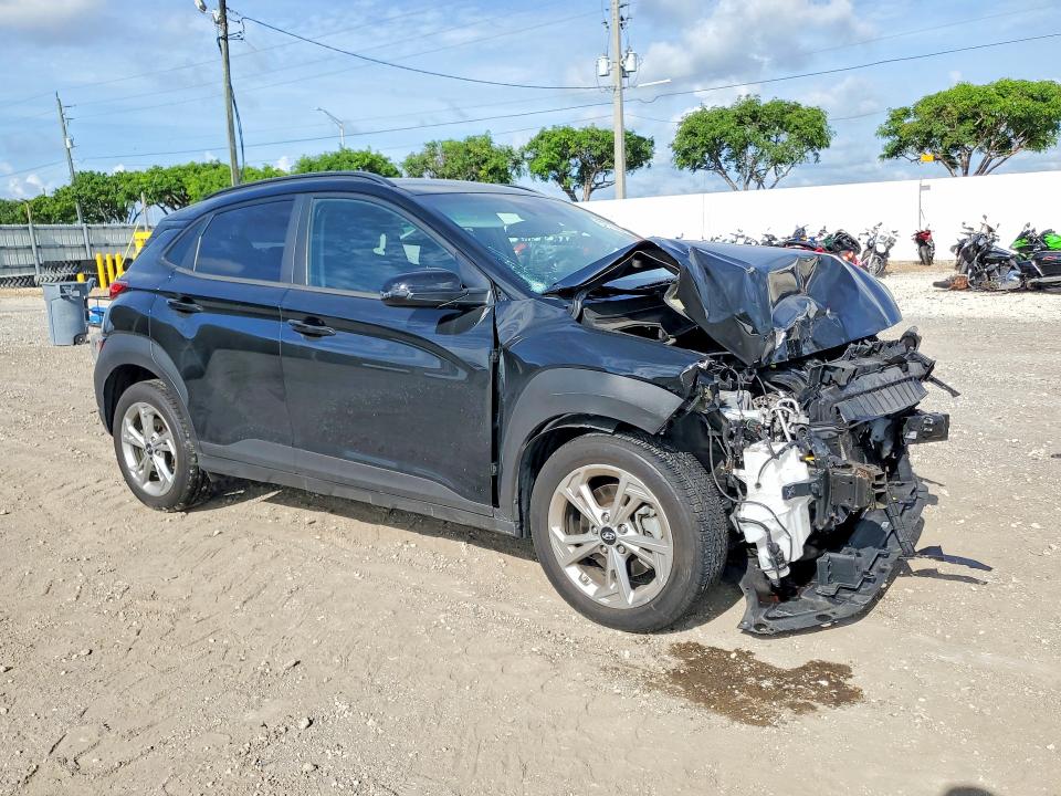 2023 Hyundai VIN KM8K6CAB3PU054853 COPART salvage auction — FRONT END, Fl - Certificate Of Destruction, sold $1,900 on 2026-07-08 (photo 4)