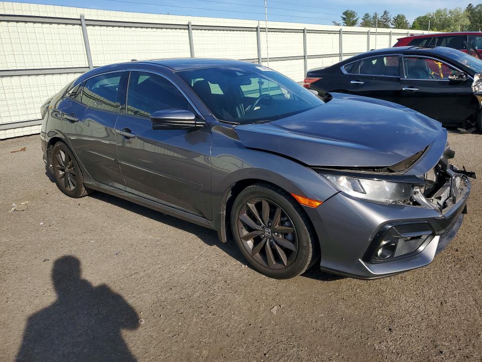 2021 Honda VIN SHHFK7H62MU224107 COPART salvage auction — FRONT END, Salvage Title, sold $3,000 on 2026-07-24 (photo 4)