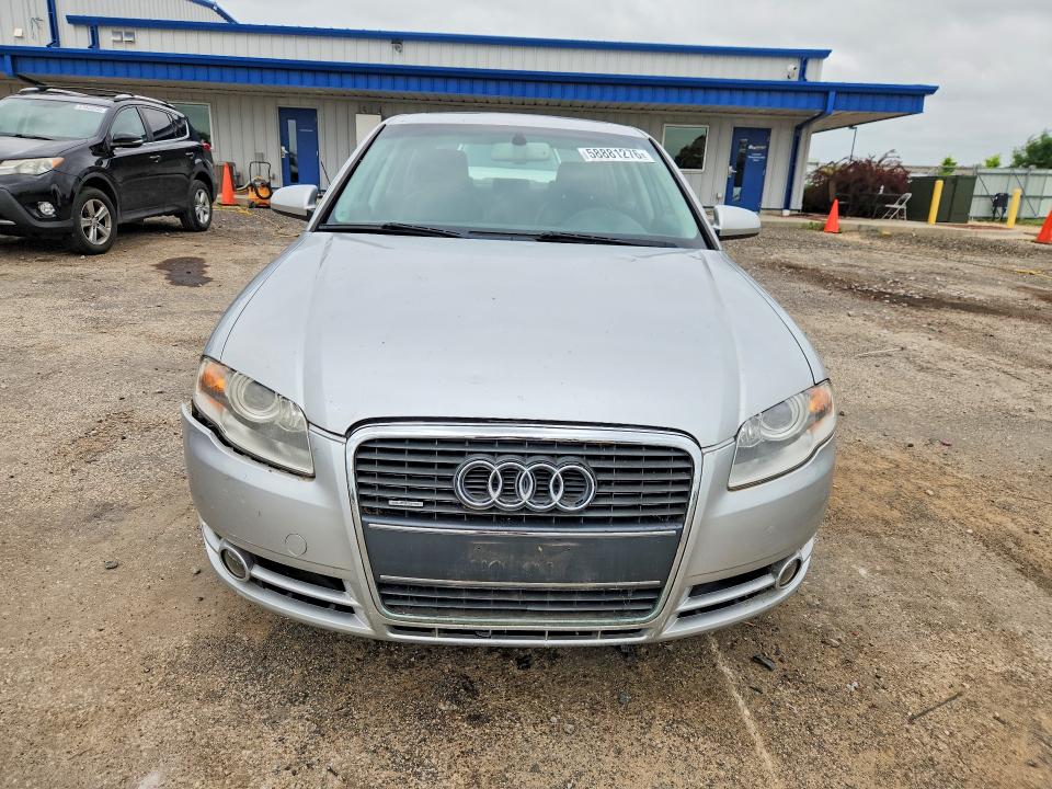 2007 Audi A4 VIN WAUDF78E37A058081 COPART salvage auction — HAIL, Wi - Junked Vehicle Bill Of Sale, sold $300 on 2026-07-14 (photo 5)