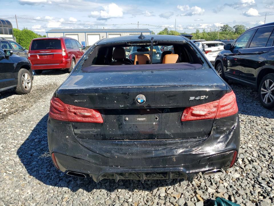 2019 BMW 5 series VIN WBAJE7C54KG892511 COPART salvage auction — BURN, MA - CERT OF TITLE-SALVAGE, sold $7,200 on 2026-07-02 (photo 6)