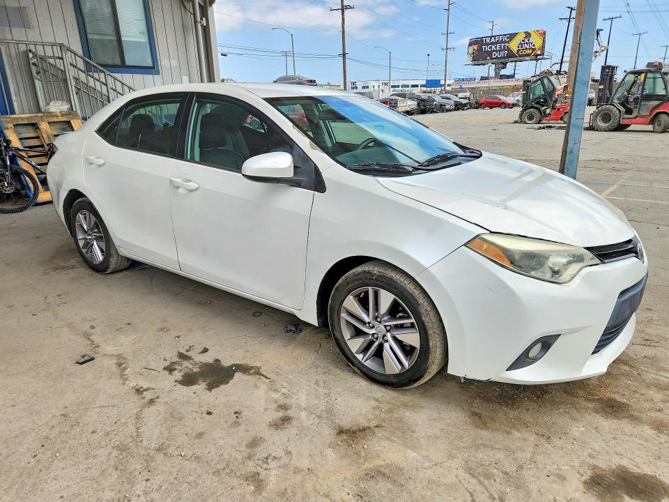 2014 Toyota Corolla VIN 5YFBPRHE0EP121584 COPART salvage auction — REAR END, Ca - Salvage Certificate, sold $3,950 on 2026-07-13 (photo 4)