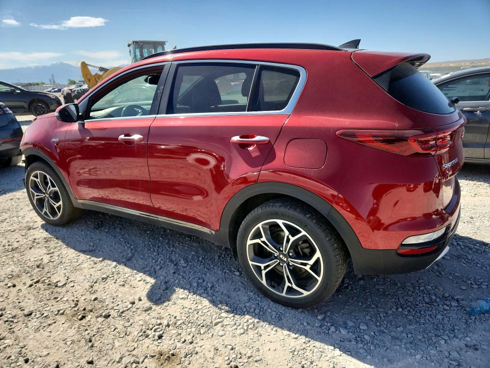 2021 Kia Sportage VIN KNDPRCA60M7852399 COPART salvage auction — FRONT END, Ut - Salvage Certificate (P), sold $3,650 on 2026-07-02 (photo 2)