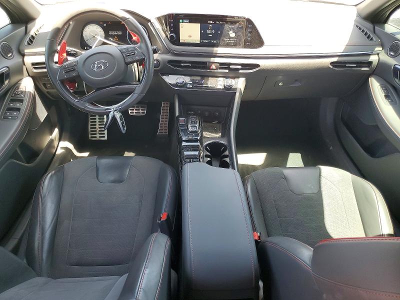 2021 Hyundai Sonata VIN 5NPEK4JC3MH127463 COPART salvage auction — REAR END, Nv - Salvage Title, sold $8,200 on 2026-07-20 (photo 8)