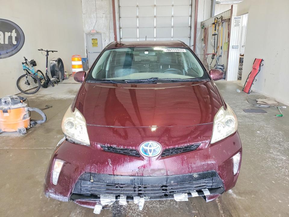2013 Toyota Prius VIN JTDKN3DU9D5597599 COPART salvage auction — FRONT END, WV - CERTIFICATE OF TITLE, sold $1,900 on 2026-07-16 (photo 5)