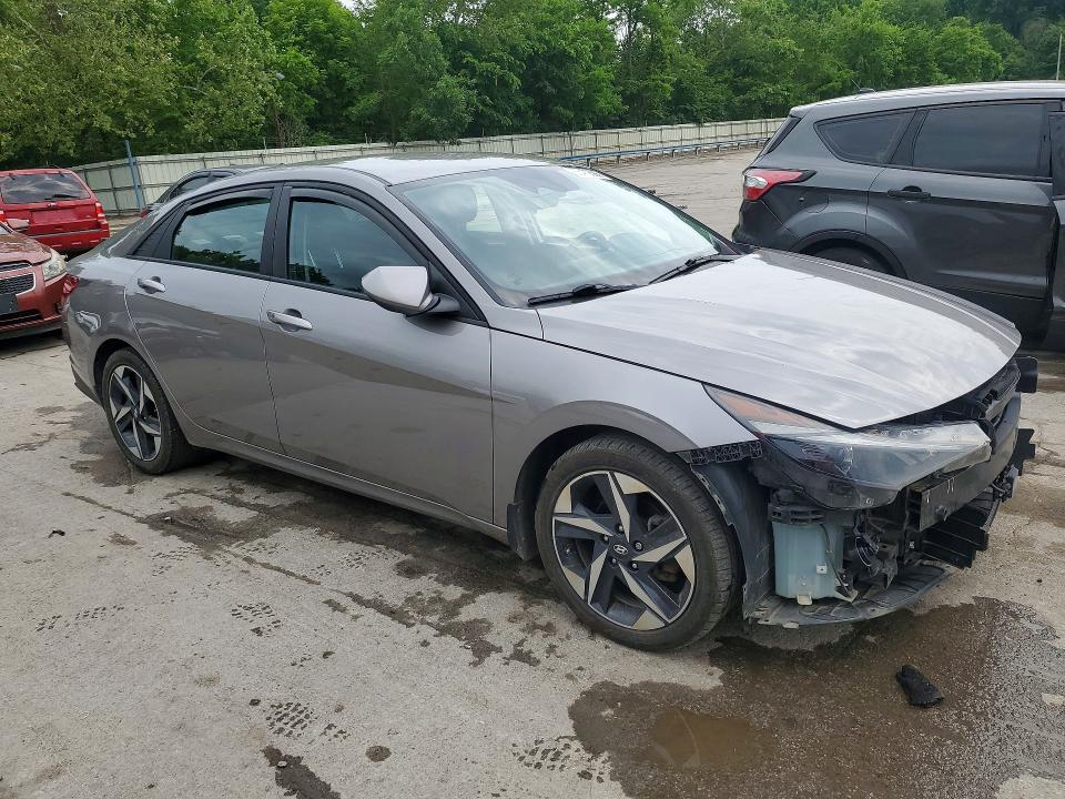 2023 Hyundai Elantra VIN KMHLS4AG3PU490684 COPART salvage auction — FRONT END, Salvage Title, sold $3,100 on 2026-07-16 (photo 4)