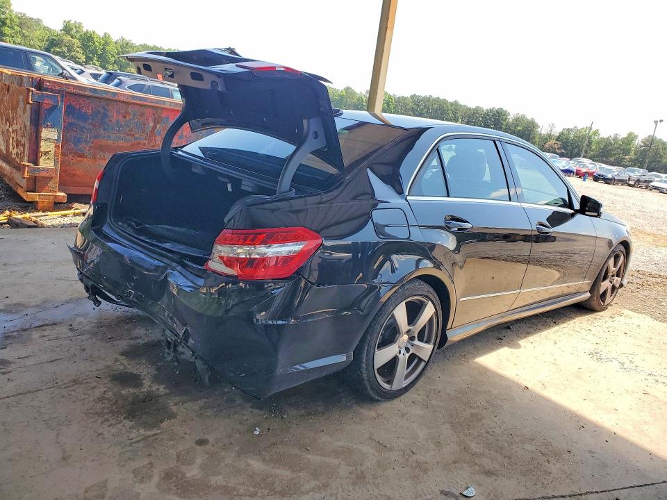 2011 Mercedes-benz E-class VIN WDDHF8HBXBA421572 COPART salvage auction — REAR END, AL - CERT OF TITLE-SALVAGE TITLE (P), sold $1,350 on 2026-07-14 (photo 3)