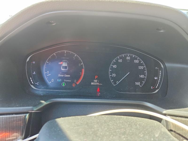 2020 Honda Accord VIN 1HGCV1F39LA093199 COPART salvage auction — FRONT END, Ca - Salvage Certificate, sold $6,900 on 2026-07-02 (photo 9)