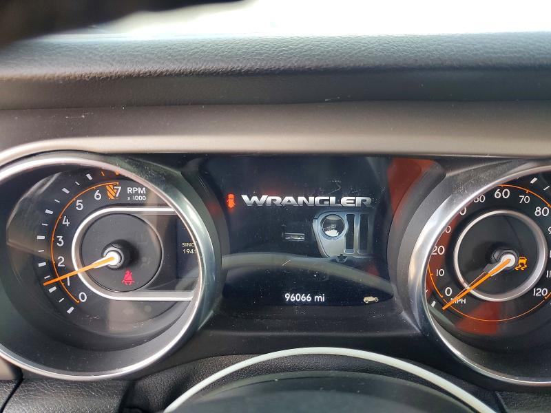 2018 Jeep Wrangler / VIN 1C4HJXDG7JW317174 COPART salvage auction — FRONT END, IA - CERT OF TITLE-SALVAGE TITLE, sold $10,300 on 2026-07-31 (photo 9)