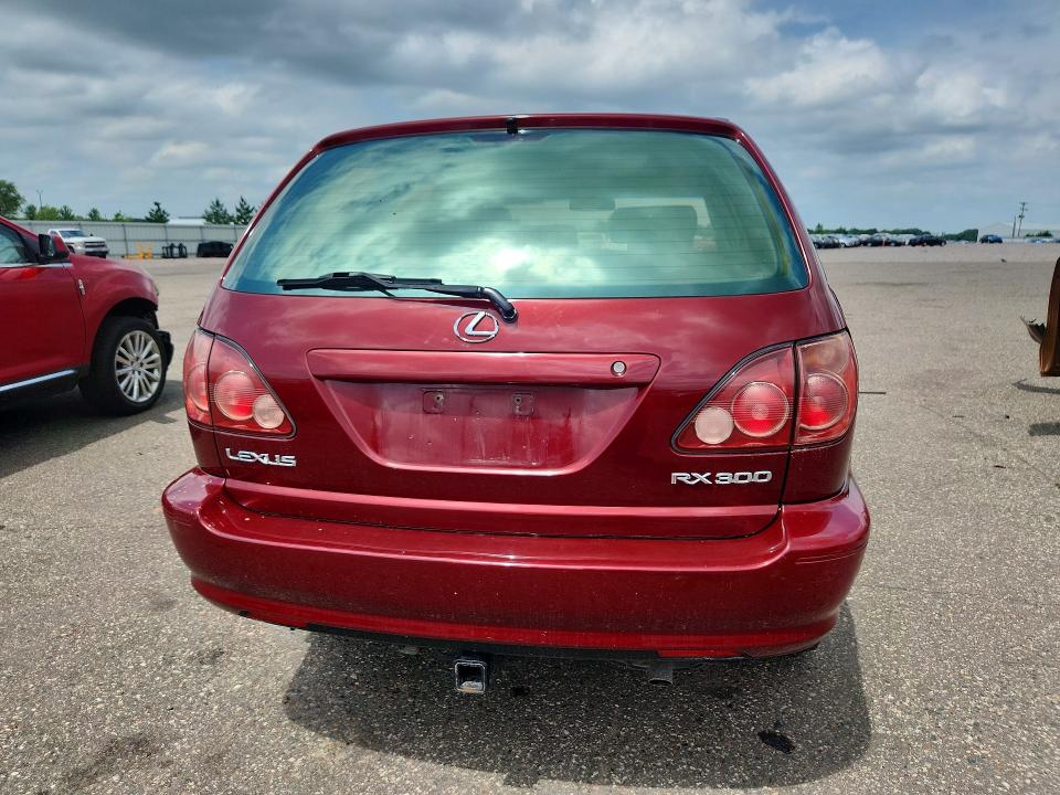 1999 Lexus Rx 300 VIN JT6GF10U9X0043811 COPART salvage auction — UNDERCARRIAGE, Mn - Cert Of Title-Prior Salvage, sold $575 on 2026-07-28 (photo 6)