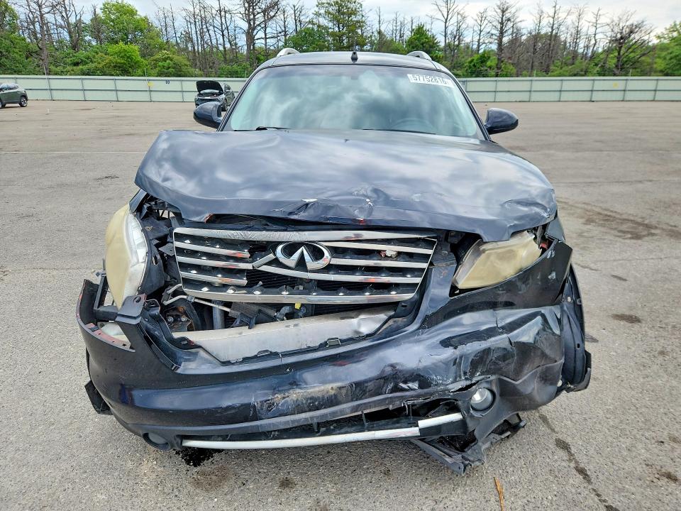 2007 Infiniti Fx VIN JNRAS08W67X209090 COPART salvage auction — FRONT END, Ny - Mv-907A Salvage Certificate, sold $400 on 2026-07-13 (photo 5)