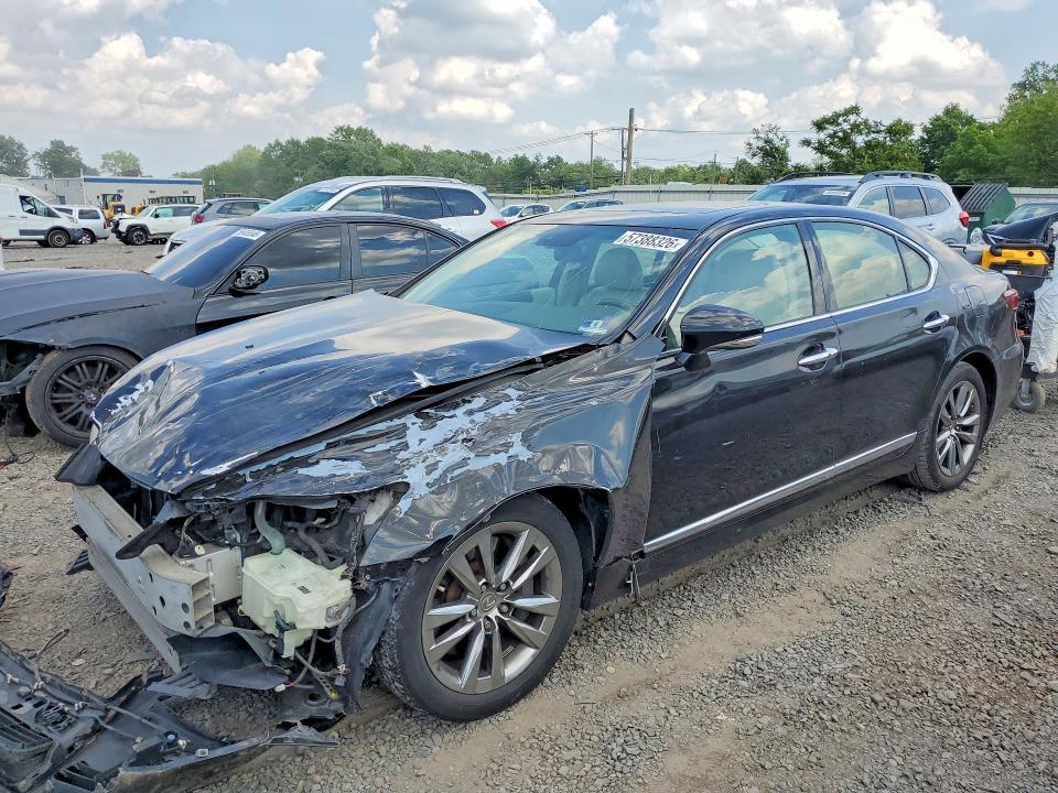 2014 Lexus Ls VIN JTHCL5EF5E5021854 COPART salvage auction — FRONT END, Nj - Cert Of Title-Salvage, sold $875 on 2026-07-31 (photo 1)