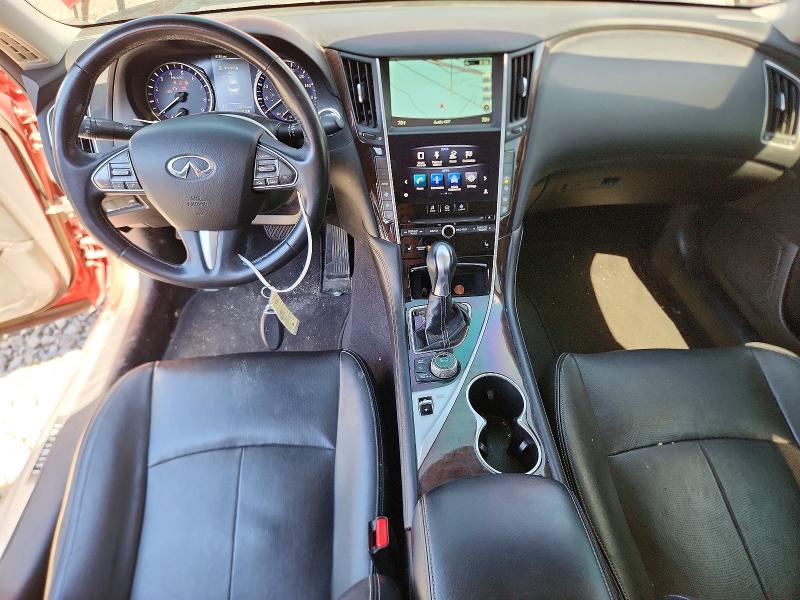 2014 Infiniti Q50 VIN JN1BV7AP5EM675974 COPART salvage auction — FRONT END, Nv - Salvage Title, sold $3,050 on 2026-07-02 (photo 8)
