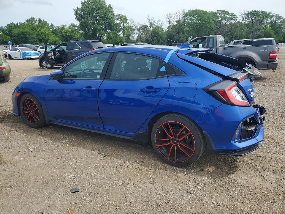 2020 Honda Civic VIN SHHFK7H42LU225304 COPART salvage auction — REAR END, Ia - Cert Of Title-Salvage Title, sold $4,450 on 2026-07-06 (photo 2)