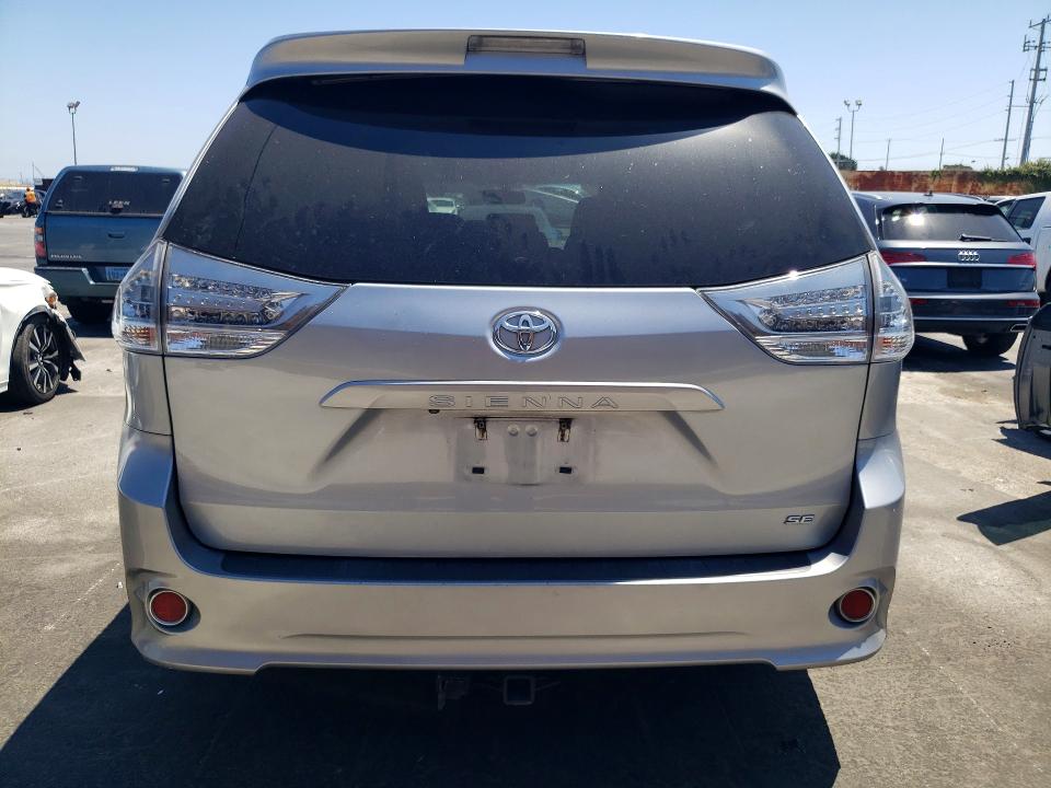 2017 Toyota Sienna VIN 5TDXZ3DC5HS840598 COPART salvage auction — NORMAL WEAR, Fl - Dis/Dlr/Exp Only Clean Title (P), sold $5,600 on 2026-07-22 (photo 6)