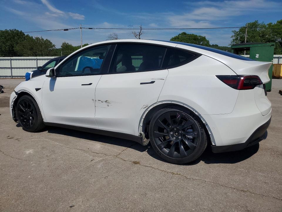 2021 Tesla VIN 5YJYGAEEXMF298637 COPART salvage auction — FRONT END, TN - SALVAGE CERTIFICATE, sold $10,500 on 2026-07-27 (photo 2)