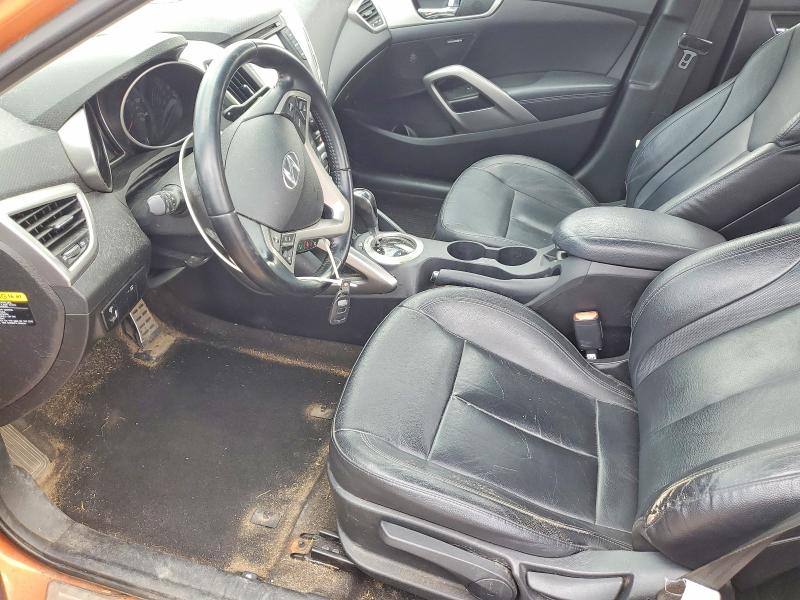 2015 Hyundai Veloster VIN KMHTC6AD5FU222930 COPART salvage auction — FRONT END, Ny - Mv-907A Salvage Certificate, sold $675 on 2026-07-27 (photo 7)