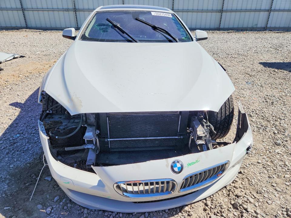 2013 BMW 6er VIN WBAYM1C5XDDZ02431 COPART salvage auction — FRONT END, Ut - Salvage Certificate, sold $3,850 on 2026-07-10 (photo 5)