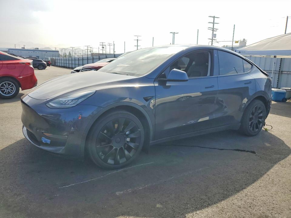 2021 Tesla VIN 5YJYGDEE6MF094550 COPART salvage auction — REAR END, Ca - Salvage Certificate, sold $11,100 on 2026-07-20 (photo 1)