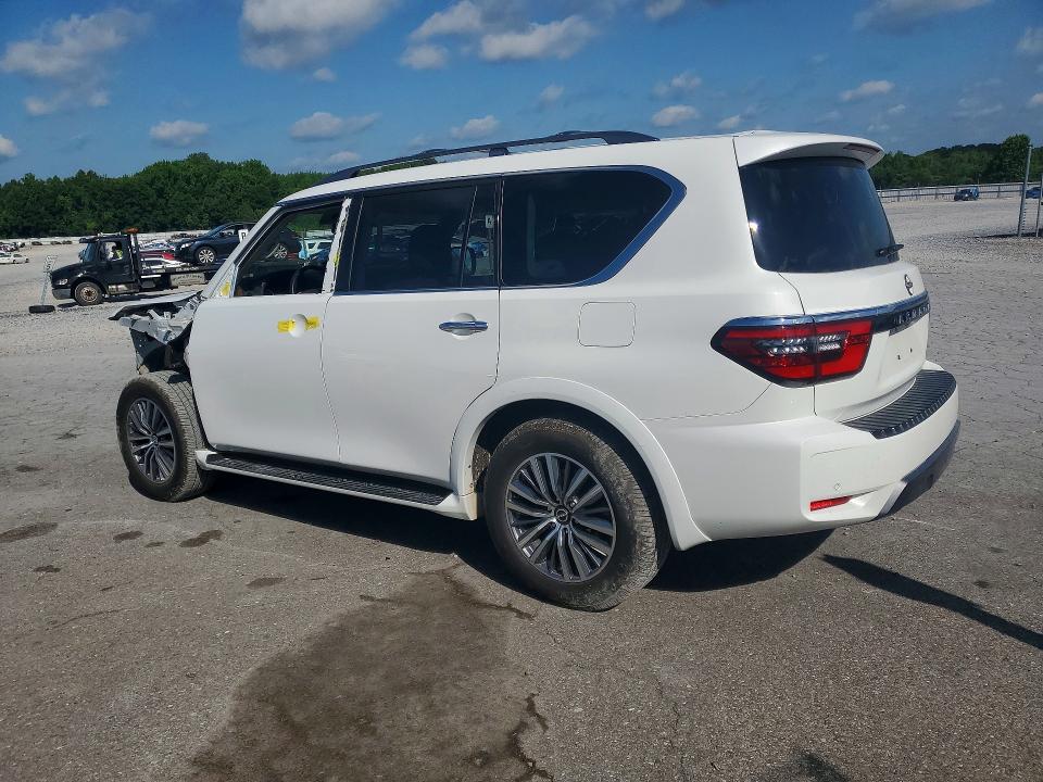 2023 Nissan Armada VIN JN8AY2BD0P9690187 COPART salvage auction — FRONT END, Tn - Salvage Certificate, sold $20,500 on 2026-07-28 (photo 2)
