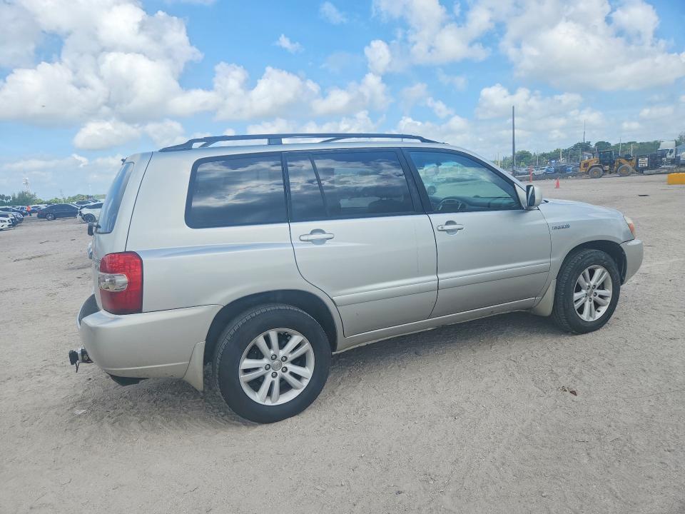 2007 Toyota Highlander VIN JTEGW21AX70019242 COPART salvage auction — MINOR DENT/SCRATCHES, Ga - Certificate Of Title, sold $1,100 on 2026-07-07 (photo 3)