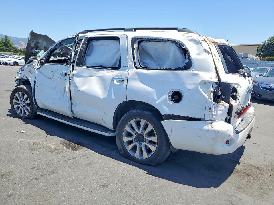 2013 Toyota Sequoia VIN 5TDKY5G1XDS047536 COPART salvage auction — ROLLOVER, CA - NON-REPAIRABLE VEHICLE CERT, sold $1,550 on 2026-07-16 (photo 2)