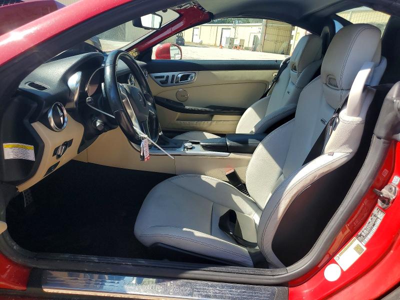 2012 Mercedes-benz Slk-klasse VIN WDDPK5HA9CF006339 COPART salvage auction — FRONT END, Nc - Salvage Certificate Of Title, sold $1,800 on 2026-07-31 (photo 7)
