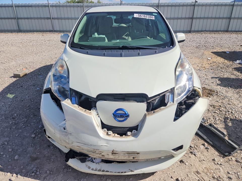 2012 Nissan Leaf VIN JN1AZ0CP9CT027044 COPART salvage auction — FRONT END, UT - SALVAGE CERTIFICATE, sold $150 on 2026-07-28 (photo 5)