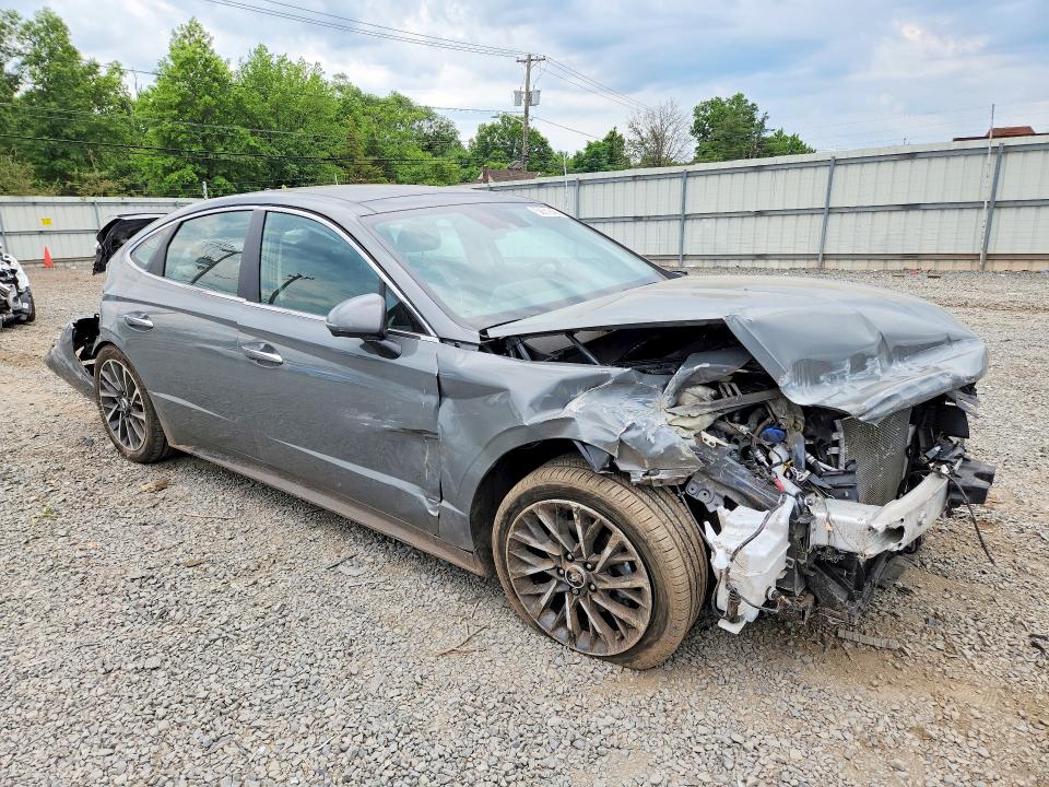 2022 Hyundai VIN KMHL34J28NA227378 COPART salvage auction — FRONT END, Nj - Cert Of Title-Salvage, sold $1,950 on 2026-07-31 (photo 4)